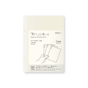 Midori MD Light set de 3 libretas Blank