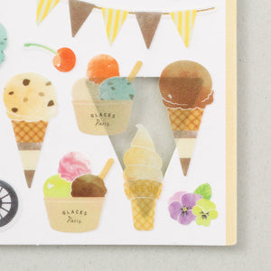 Midori Sticker Marche Ice Cream