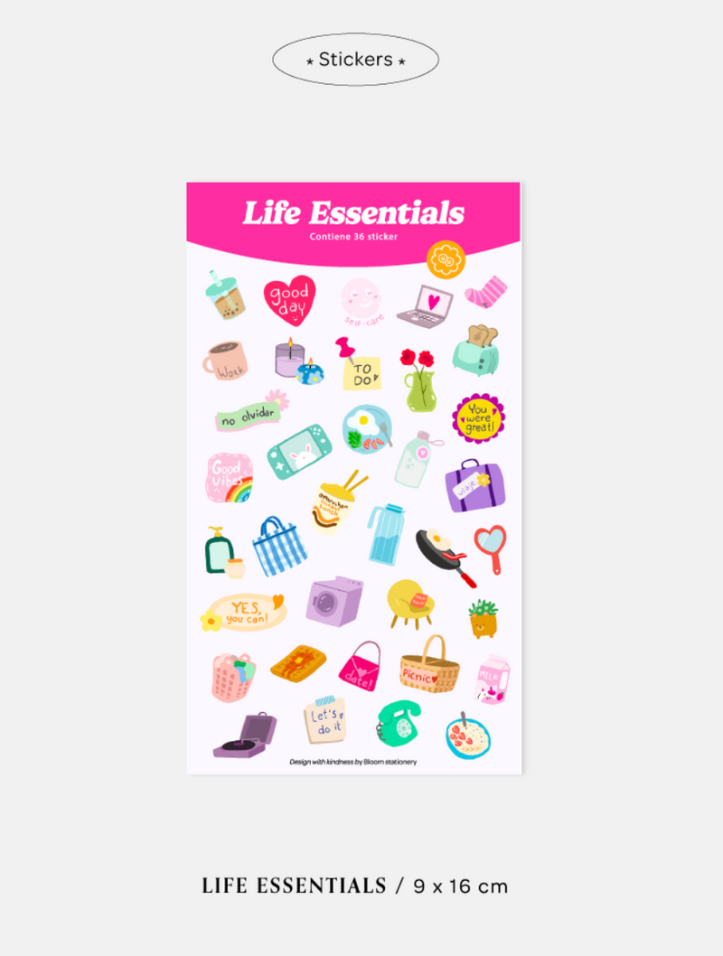 Bloom Life Essentials stickers Octante
