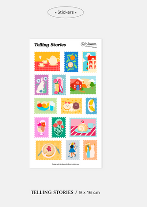 Bloom Telling Stories stickers