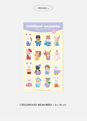 Bloom Childhood Memories Glittery stickers