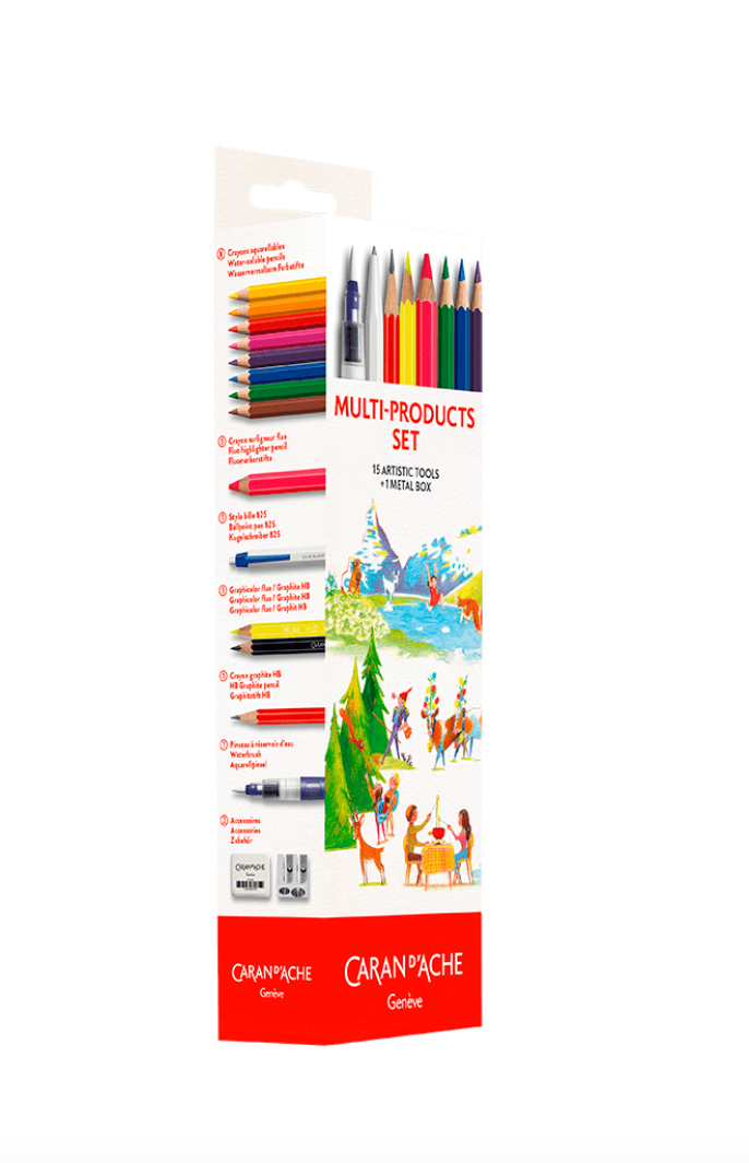 CARAND’ACHE Tomato Caran d'Ache Multi Products Set – Octante