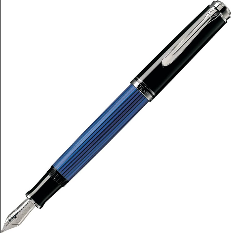 Pelikan Souverän M400 Pluma Estilográfica, Punta Extrafina, Negro, 1 Cada Una (994764