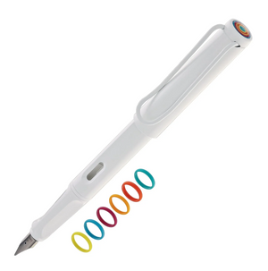 Lamy Safari Pluma Fuente Set All White MultiRing