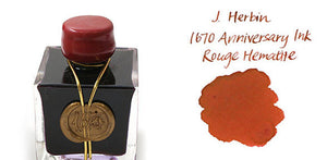 J. Herbin 1670 Edición Aniversario Rouge Hematite