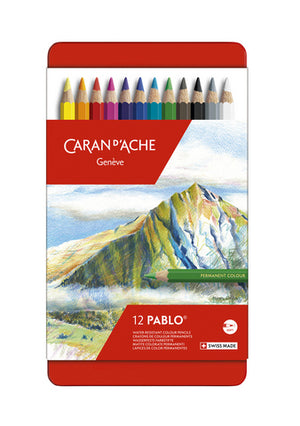 Caran d'Ache 12 Pablo Lápices de colores