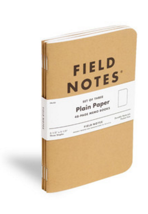 Field Notes Set de Libretas plain
