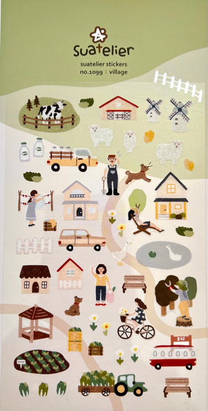 Suatelier 1099 Village Stickers