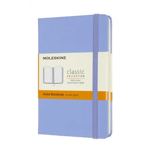 Moleskine Classic Notebook Azul Hortensia Hoja de Raya