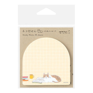 Midori Sticky Notes Book & Cat