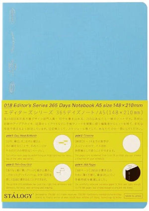 Stalogy 365 Days Notebook Dotted