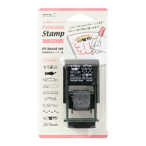 Midori Paintable Rotating Stamp  Cats