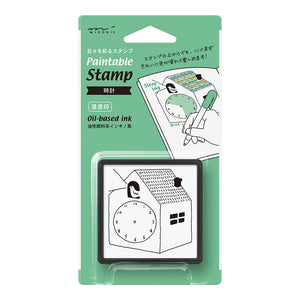 Midori  Paintable  Stamp Pre-inked  Reloj