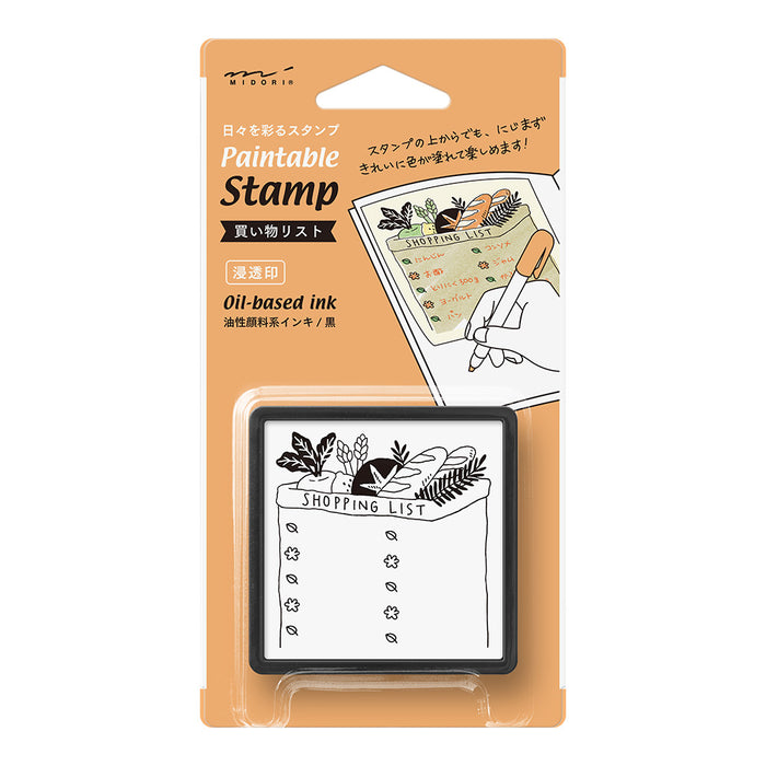 Midori  Paintable  Stamp Pre-inked   Lista de compras