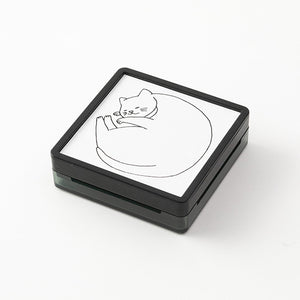 Midori  Paintable  Stamp Pre-inked  Gato