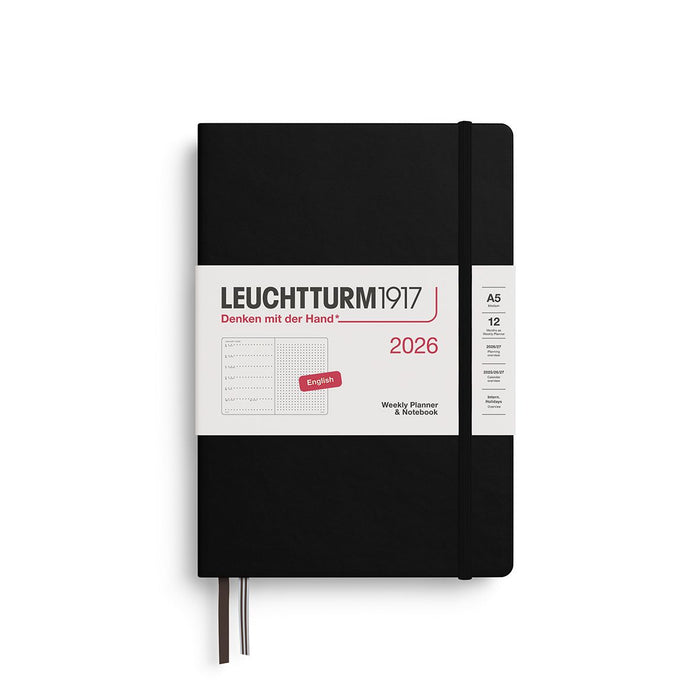 Leuchtturm 1917 Agenda Semanal 2026 Black