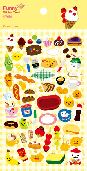 Funny Dessert Box Stickers