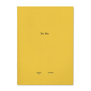 Laconic To Do Notebook