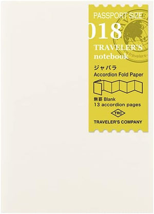 Traveler's Company Refill 018 Accordion Passport