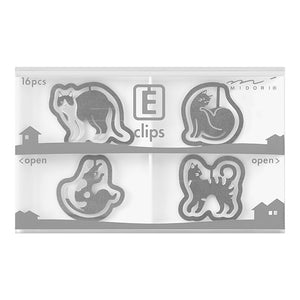 Midori Etching Clips Cat