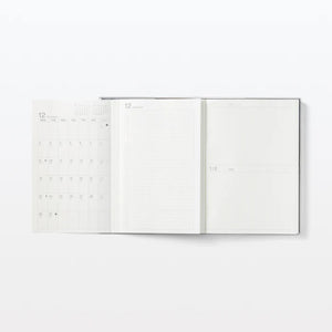 Muji Black Expandible Agenda 2025