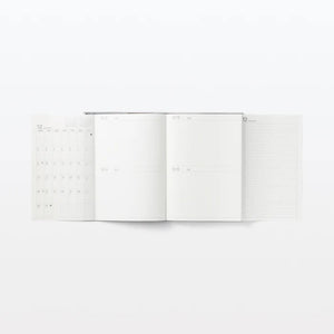 Muji Black Expandible Agenda 2025