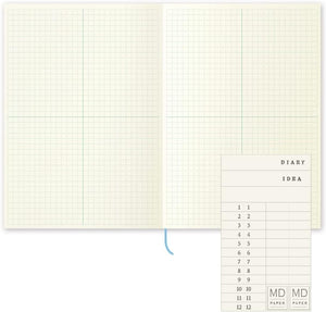 Midori MD Notebook Journal Grid Block