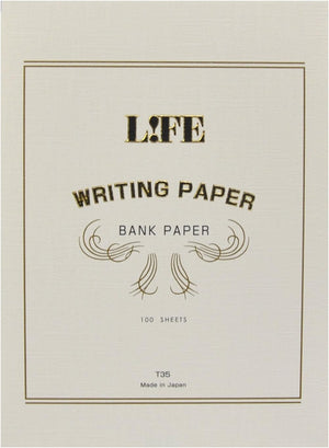 Life Writing Bank Paper