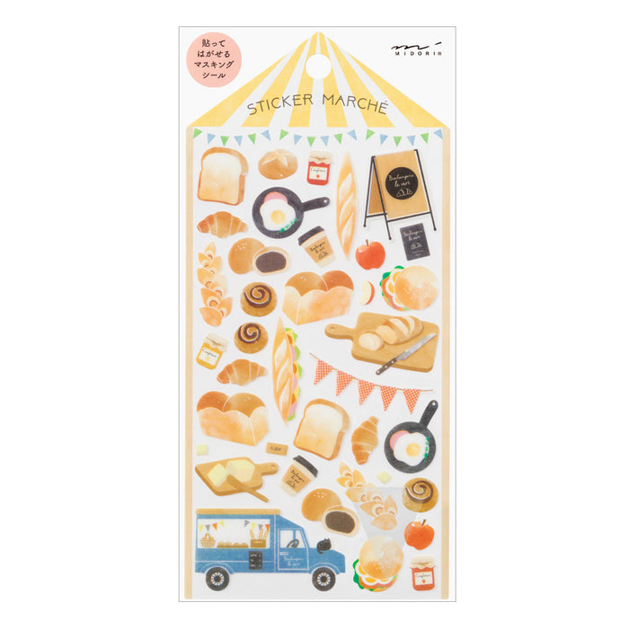 Midori Sticker Marche Bread