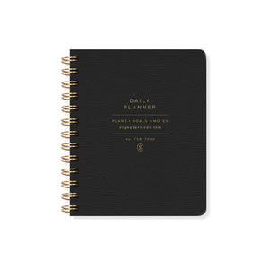 Fringe Studio Standard Black Daily Planner