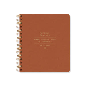 Fringe Studio Standard Cognac Weekly Planner