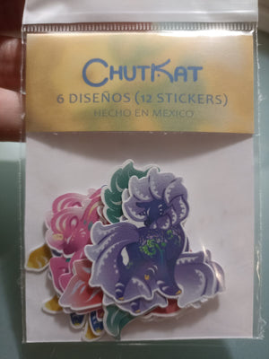 Chutkat Flora Neoleonesa Stickers