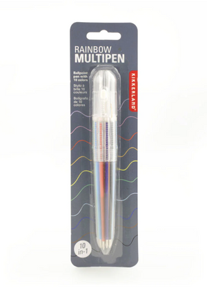 Kikkerland Rainbow Multipen 10 colores
