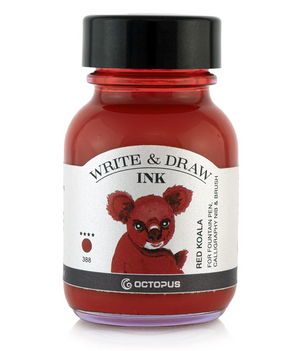 Octopus White & Draw Ink Red Koala