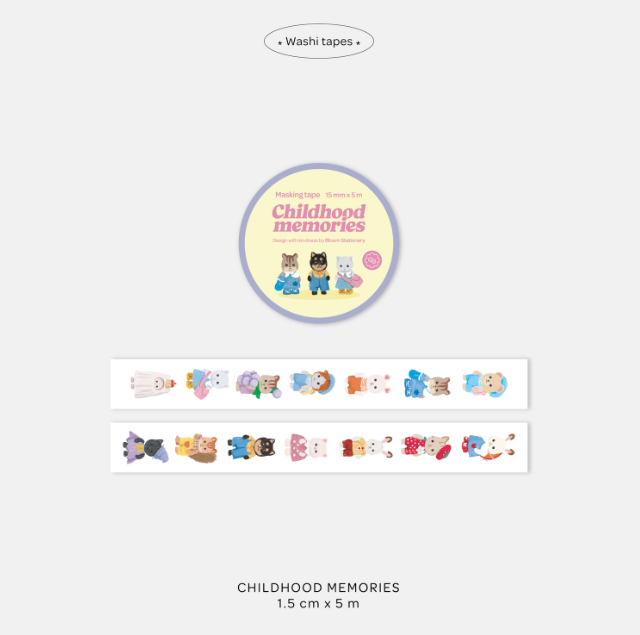 Bloom Washi Tape Childhood Memories