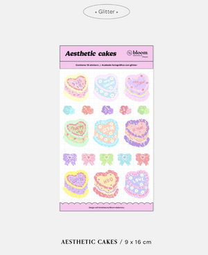Bloom Aesthetic Cakes stickers