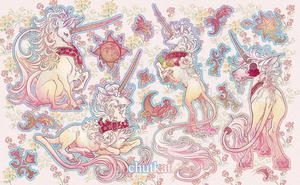 Chutkat Medieval Unicorns Stickers