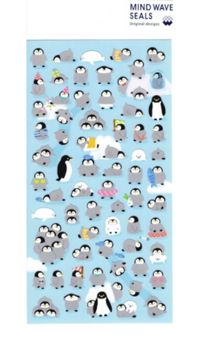 Mind Wave Penguin Stickers
