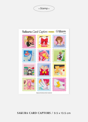 Bloom Sakura Card Captors Estampillas