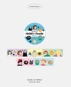 Bloom Washi Tape Ghibli's family