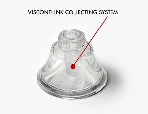 Visconti Glass Inkwell Black