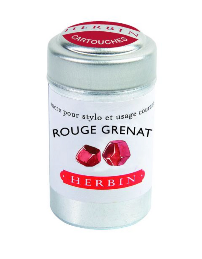 J. Herbin Rouge Grenat - Cartuchos