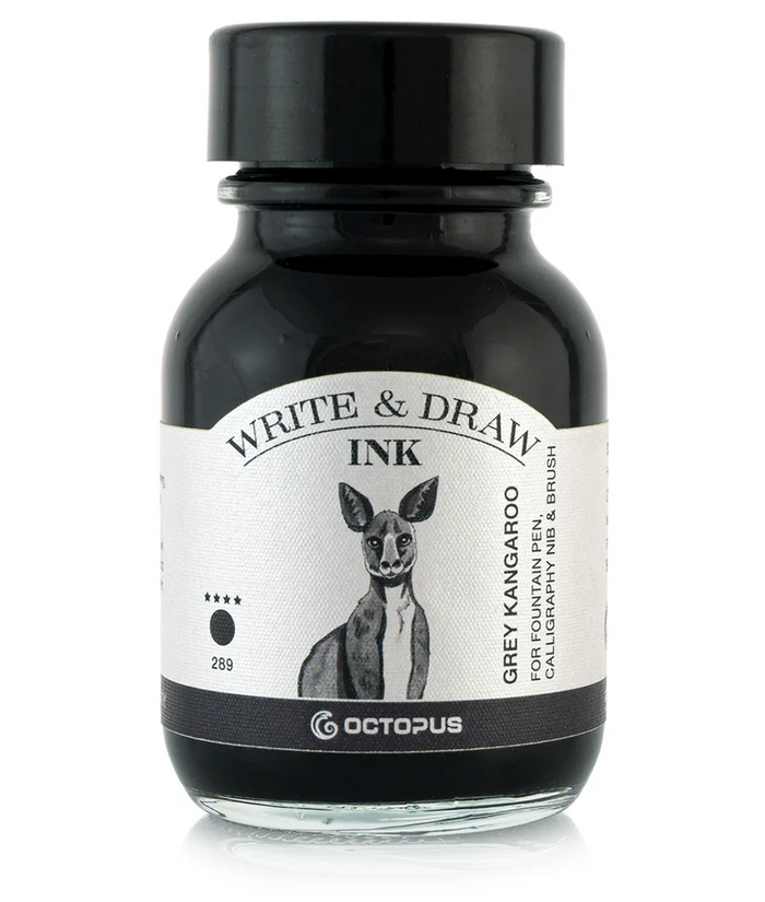 Octopus White & Draw Ink Grey Kangaroo