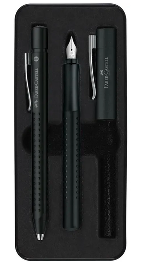 Faber Castell Grip Matte Black - Set de Regalo