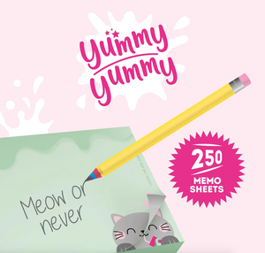 Legami Yummy Yummy Memo Sheets - Kitty