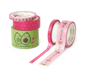 Legami Washi Tape Set de 5 - Aguacate