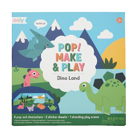 Ooly POP! Make & Play: Dino Land