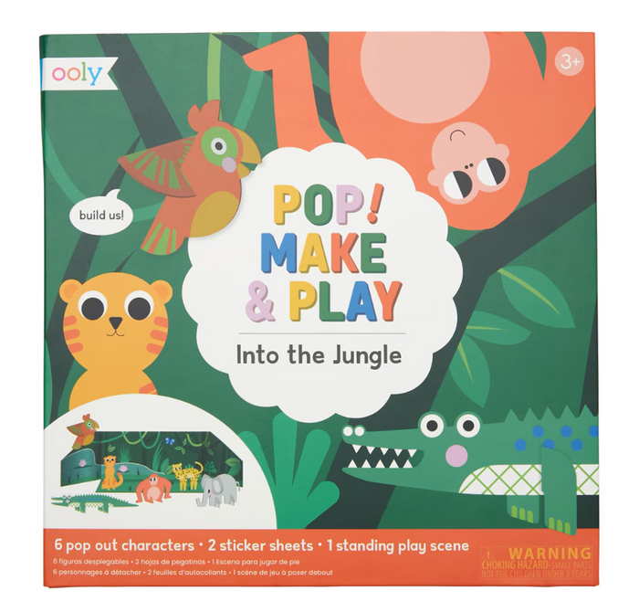 Ooly POP! Make & Play: Into the Jungle