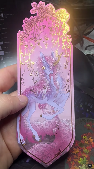 Chutkat Sakura Unicorn Bookmark