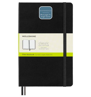 Moleskine Classic Notebook Expandida Negra Pasta Dura Lisa